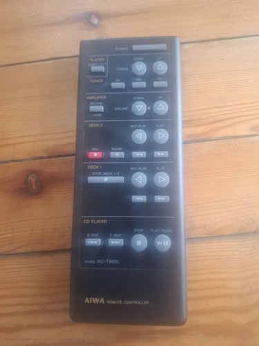 Aiwa t990l genuine remote - rc-t990l,