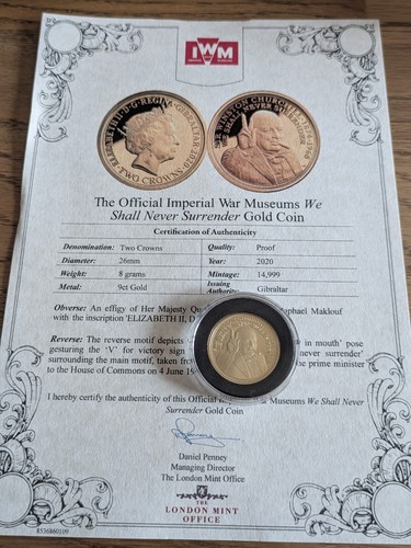 2020 gibraltar gold two - gibraltar, crown
