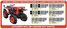 Kubota Compact Tractor Sticker Kit Decal Kit B6000 B6001 B6100 B7000 B7001 B7100