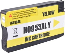 953XL Yellow Ink Cartridge With Ink Levels For HP OfficeJet Pro 8710 Printer
