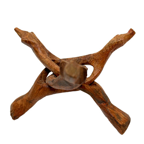 Vintage hand carved wooden - hand,