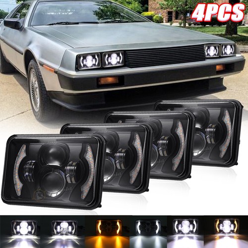4pcs 4x6 inch - inch, headlights