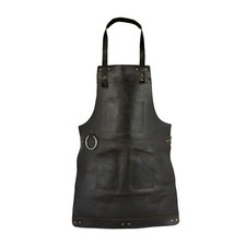 Chocolate Real Leather Apron