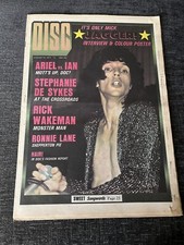 Disc & Music Echo 10 Aug1974 - Mick Jagger Int & Poster see Contents
