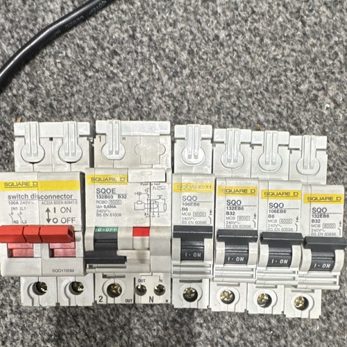 Square sqo mcb rcbo rcd - d, mcb/rcbo