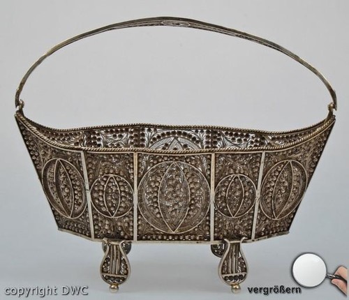 Antique serving silver - serving, baskets