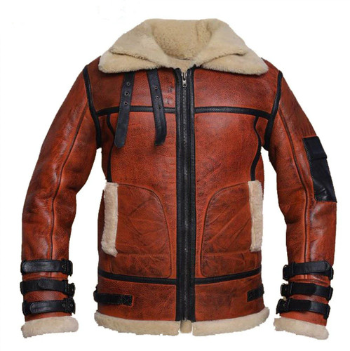 Men aviator bomber jacket - men's,