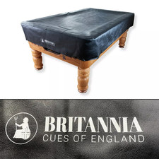 Britannia Billiards Pool Table Cover Heavy Duty Leatherette Black 7ft, 8ft, 9ft