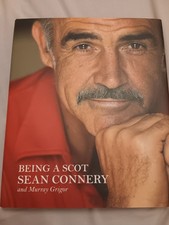 Sean Connery SIGNED 1st Edit book NEW Being A Scot James Bond hardback autograph