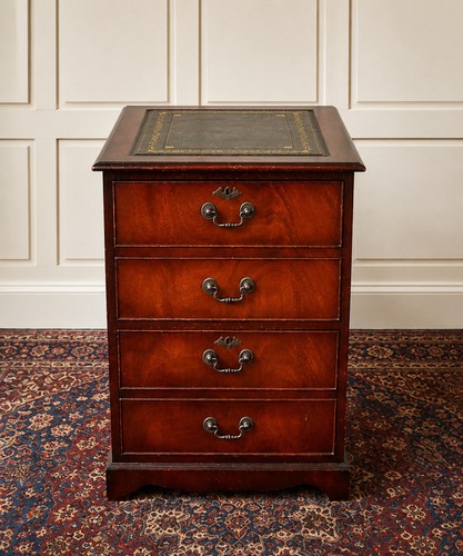 Mahogany two drawer filing - drawer,