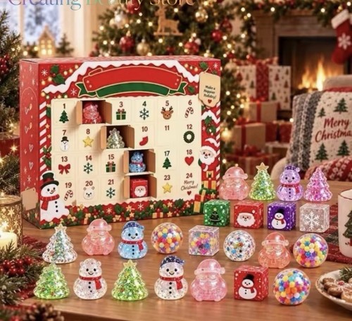 Christmas squishies advent - christmas,