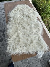 IKEA Ivory Faux Sheepskin Rug 