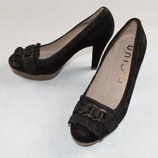 Brown Leather Heels Shoes