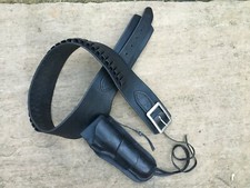 VERY RARE VINTAGE FRED MUELLER WESTERN GUN BELT AND HOLSTER - PRICE REDUCED