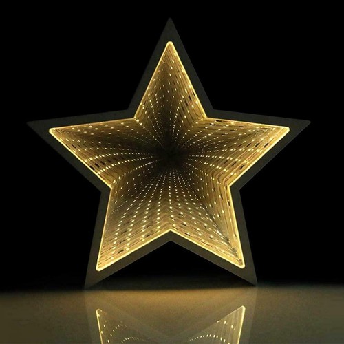 Infinity mirror night lamp - infinity,