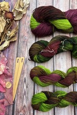 420g Hand Dyed Pure Wool Aran