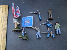 40mm ACW plastic and Metal toy soldiers for wargaming.