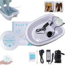 Portable Foot Ionic Detox Bath Spa Basin Foot Care Cleanse Massage Machine UK