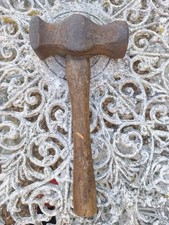 Vintage Blacksmith Panel Metalworking Forge Square Pein Hammer 2lb FREE P&P 