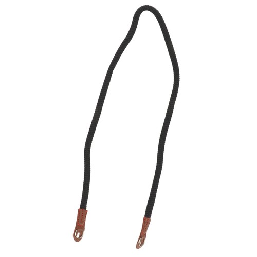 Cotton camera strap - (black),