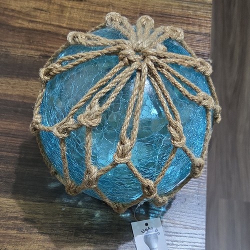 Blue glass nautical decorative - nautical,