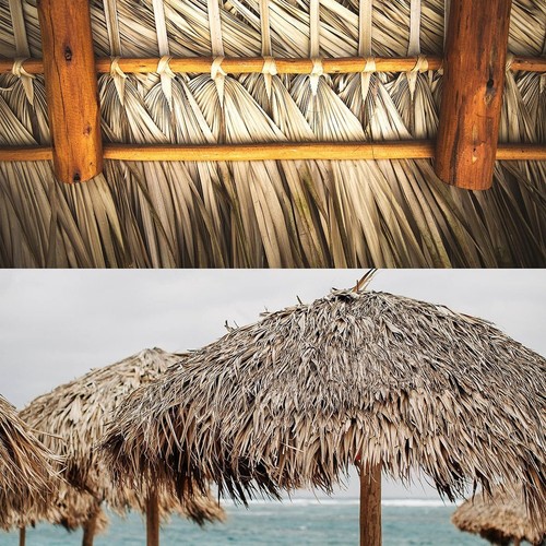 Artificial thatch roof panel - thatch,