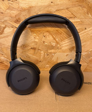 Philips  On-Ear Bluetooth Headphones – Wireless, Mic, Black, Soft Pads