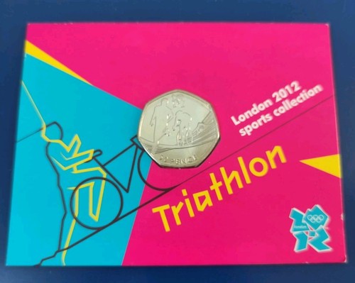 Olympic 50p coin triathlon - olympic,