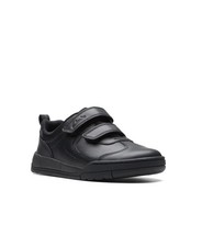 Clarks Kick Pace Kids Black