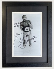 Marvelous Marvin Hagler Signed