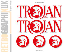 Trojan Ska Stickers x2 Rude