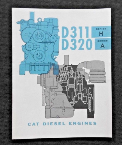 C1960 caterpillar d311 - h, d320