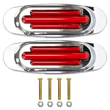 6" Red Stop Rear Tail Brake