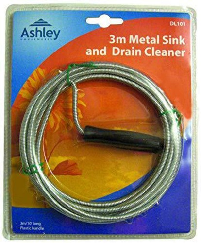 Drain unblocker spring - drain,