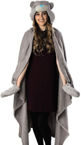 Bear hooded fleece - bear,