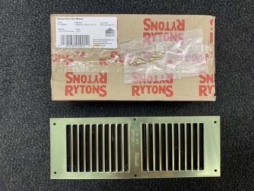 Rytons brass ventilation - ventilation, floor