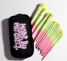Made By Mitchell 16 Piece Ombre Brush Set & Pouch CANDY TRIP