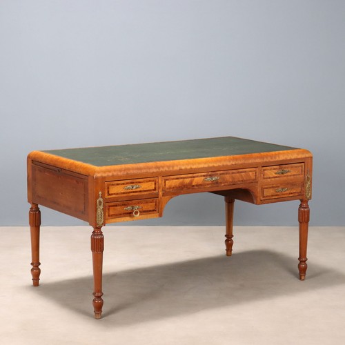 Antique writing desk mahogany - desk,