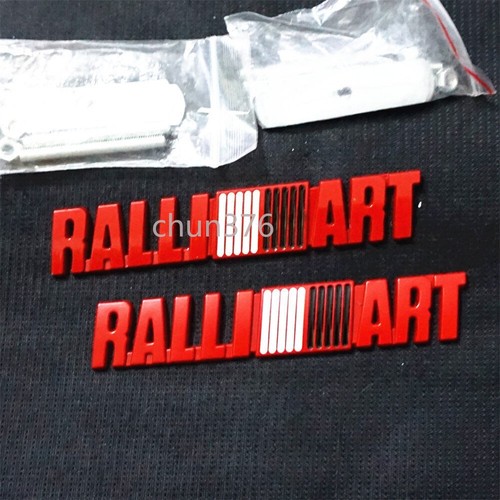 White ralli art matte - ralli, red