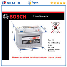 Car Battery S5004 Bosch 075