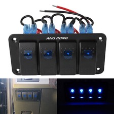 4 Gang Rocker Switch Panel