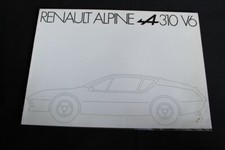 Genuine German Renault Alpine A310 A 310 V6 Brochure Brochure