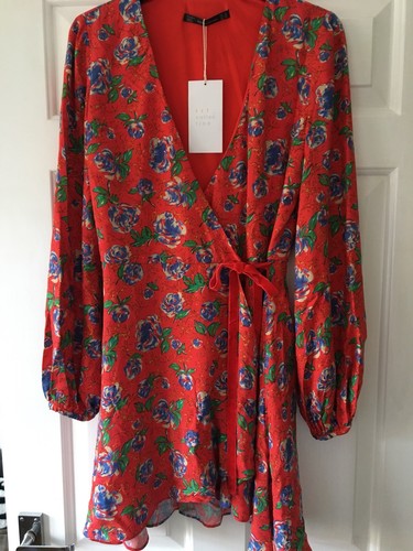 Zara red floral playsuit - floral,