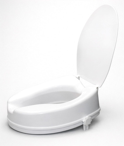 Raised toilet seat - raised, 4