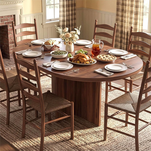 Extendable walnut dining table - walnut,