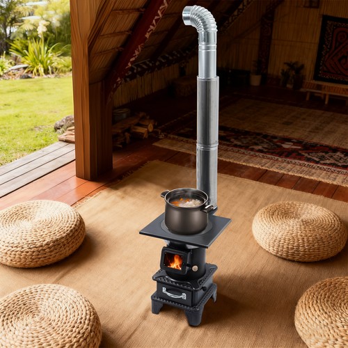 Outdoor wood stove camping - outdoor,
