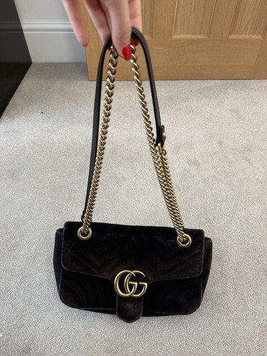 Gucci marmont black - gucci, gg