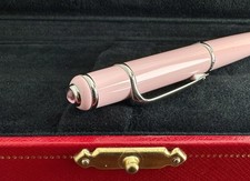 Cartier Diabolo Pink Mini Ballpoint Pen. Box & Papers. Mint.