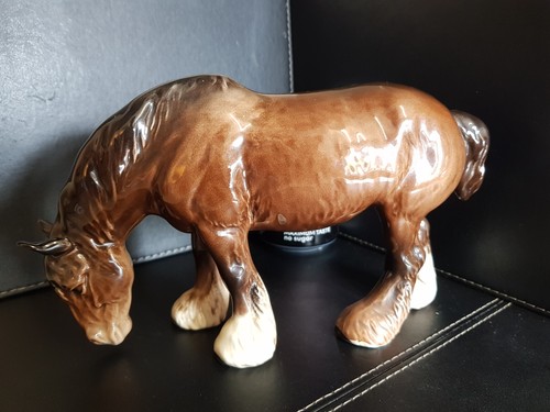 Beswick horse grazing shire - beswick,