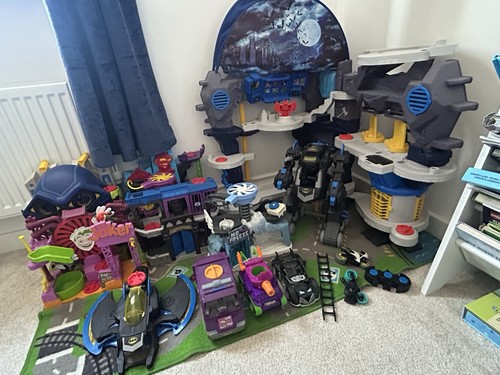 Bat man cave and lot - man,